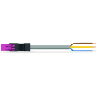 Wago Contact - Câble de raccordement précâblé Eca Connecteur mâle/extrémité libre, rose