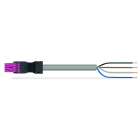 Wago Contact - Câble de raccordement précâblé Eca Connecteur femelle/extrémité libre, rose