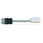 Wago Contact - Câble de raccordement précâblé Eca connecteur mâle/extrémité libre, gris