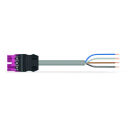 Wago Contact - Câble de raccordement précâblé Eca connecteur mâle/extrémité libre, rose
