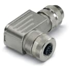 Wago Contact - Connecteur blindé - 8 pôles - Codage A - M12 mâle coudé - Connexion vis