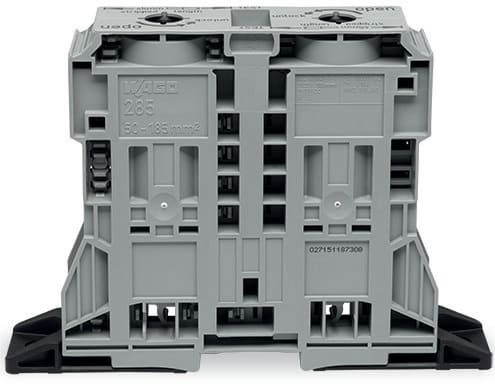 Wago Contact - Borne de passage pour 2 conducteurs 185 mm², gris clair