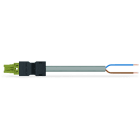 Wago Contact - Câble de raccordement précâblé Eca Connecteur femelle/extrémité libre, vert clai