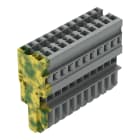 Wago Contact - Connecteur femelle pour 1 conducteur ja-ve/gris