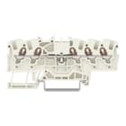 Wago Contact - Borne de passage pour 5 conducteurs avec ouverture de manip. 1,5mm², blanc