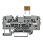 Wago Contact - TOPJOB®S : Borne fusible plat 2C / 4 (6) mm² / Gris