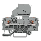 Wago Contact - TOPJOB®S : Borne fusible 5x20 2C / 4 (6) mm² / Gris / Affichage défaut / 12-30V