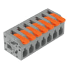 Wago Contact - Borne pour circuits imprimés Levier 2,5mm² pas 5mm 7 pôles; gris