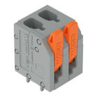 Wago Contact - Borne pour circuits imprimés Levier 2,5mm² pas 5mm 2 pôles; gris