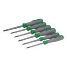 Wago Contact - Set de 6 tournevis isolés 1000V, VDE : T8 - T10 - T15 - T20 - T25 - T30