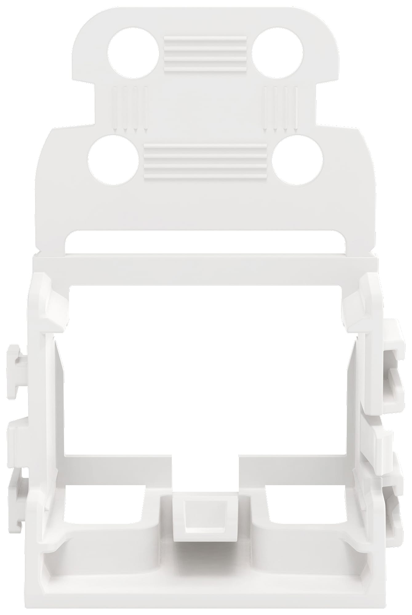 Wago Contact - Adaptateur de fixation pour bornes à 10 conducteurs Série 221 - 4mm²; blanc