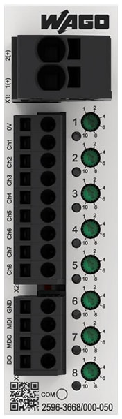 Wago Contact - Disjoncteur électronique 24 V DC - 8 canaux 1...10 A (Manchester)