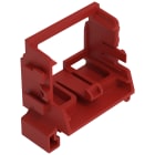 Wago Contact - Adaptateur de fixation pour bornes à 10 conducteurs Série 221 - 4mm²; rouge