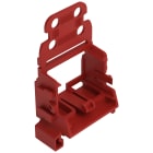 Wago Contact - Adaptateur de fixation avec décharge de pour bornes à 10 cond. Série 221 - rouge