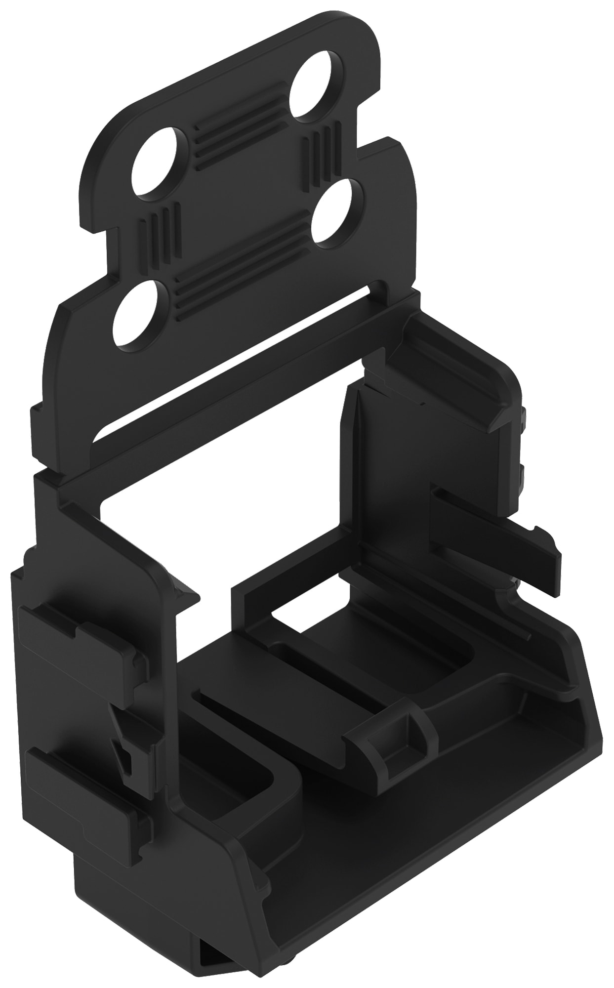 Wago Contact - Adaptateur de fixation avec décharge de pour bornes à 10 cond. Série 221 - noir