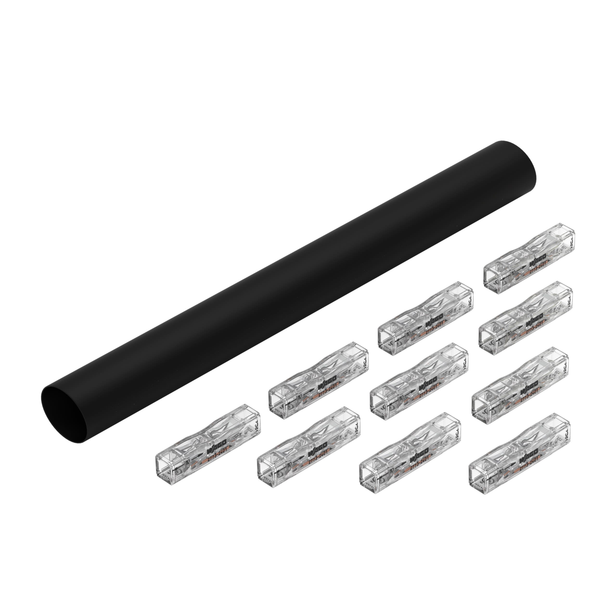 Wago Contact - Kit de réparation de câble pour câbles gainés; noir