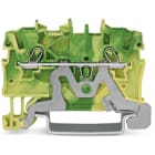 Wago Contact - TOPJOB'S Borne de protection 2C / 1,0 (1,5) mm² / Vert-Jaune