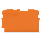 Wago Contact - TOPJOB'S Plaque d'extrémité et intermédiaire 2C / Orange