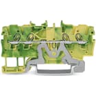Wago Contact - TOPJOB'S Borne de protection 4C / 1,0 (1,5) mm² / Vert-Jaune