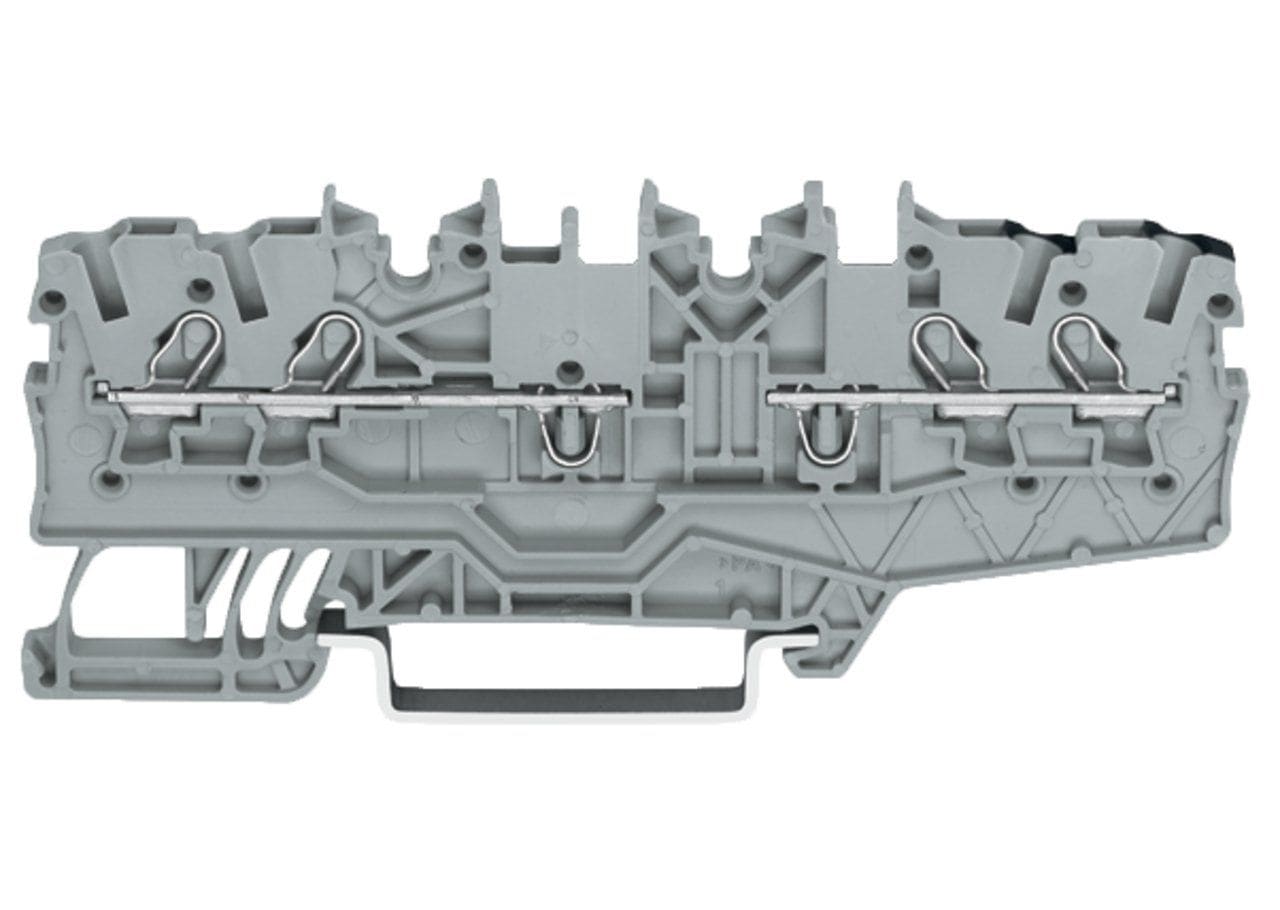 Wago Contact - Borne a double passage/3.5mm/grise