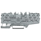 Wago Contact - Borne a double passage/3.5mm/grise