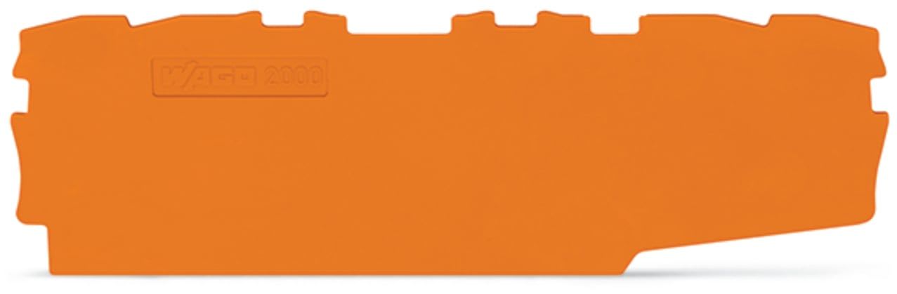 Wago Contact - Plaque d'extr.et interm.0,7mm/orange