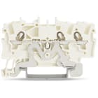 Wago Contact - Borne de raccordement de tresse blin 1,5mm², blanc