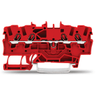 Wago Contact - TOPJOB'S Borne de passage 4C / 1,5 (2,5) mm² / Rouge