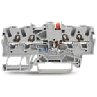 Wago Contact - Borne a diode 4c av led/1,5mm²/gris