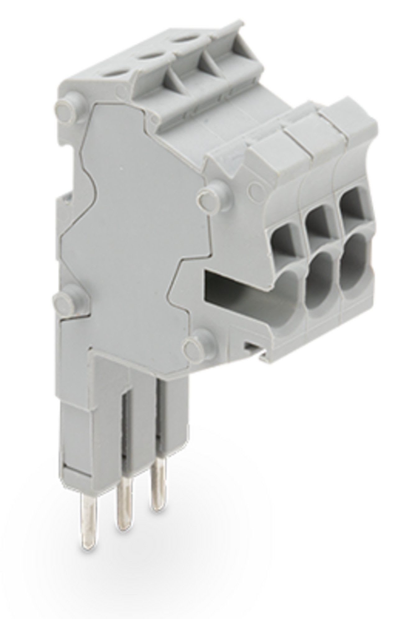 Wago Contact - TOPJOB'S Barrette de connecteurs modulaires 1,5 (2,5) mm² / 2 pôles / Gris