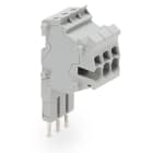 Wago Contact - TOPJOB'S Barrette de connecteurs modulaires 1,5 (2,5) mm² / 2 pôles / Gris