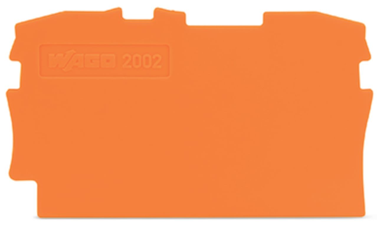 Wago Contact - TOPJOB'S Plaque d'extrémité et intermédiaire 2C / Orange