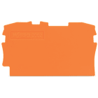 Wago Contact - TOPJOB'S Plaque d'extrémité et intermédiaire 2C / Orange