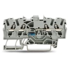 Wago Contact - Borne de composant 4 conducteurs, gris