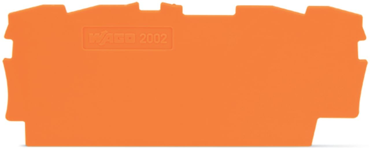 Wago Contact - TOPJOB'S Plaque d'extrémité et intermédiaire 4C / Orange