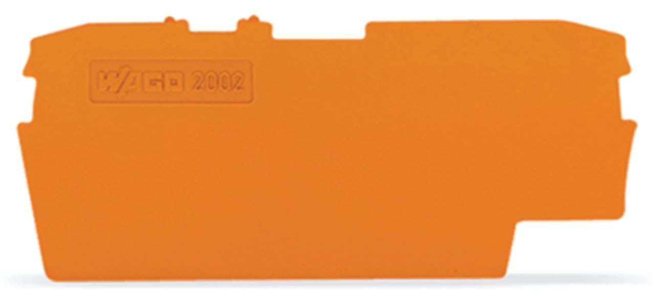 Wago Contact - TOPJOB'S Plaque d'extrémité et intermédiaire 2C / Orange