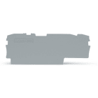 Wago Contact - TOPJOB'S Plaque d'extrémité et intermédiaire 3C / Gris