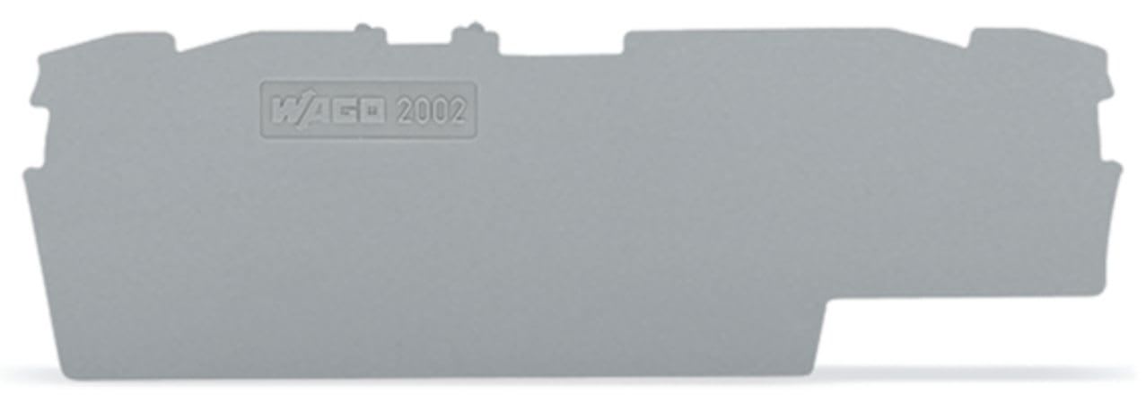 Wago Contact - TOPJOB'S Plaque d'extrémité et intermédiaire 4C / Gris