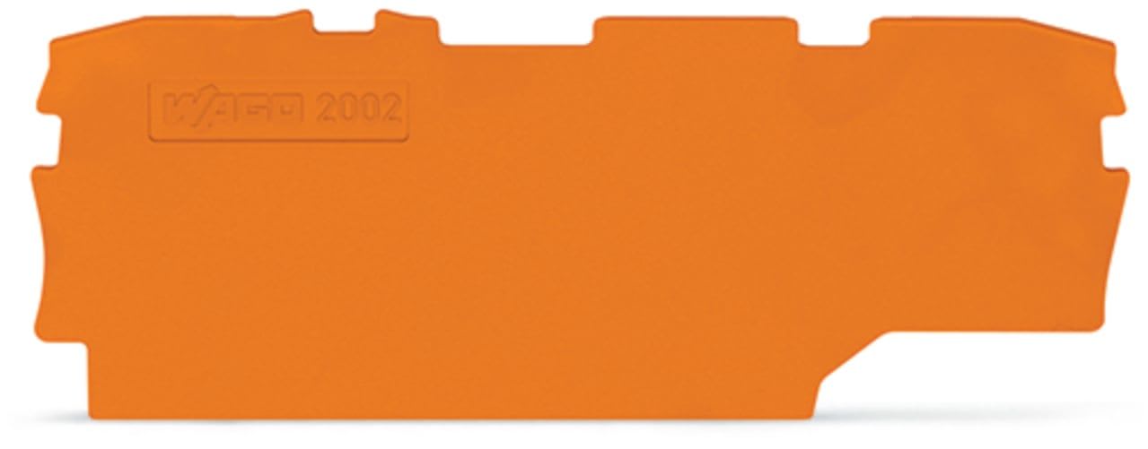 Wago Contact - Plaque d'extr.interm 1mm orange