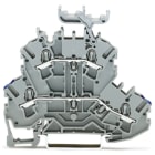 Wago Contact - TOPJOB'S Borne 2 étages 2,5 (4) mm² / Bleu-Gris / Support