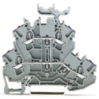 Wago Contact - TOPJOB'S Borne 2 étages pontés 2,5 (4) mm² / Gris / Support