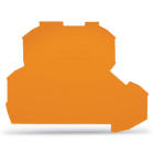 Wago Contact - TOPJOB'S Plaque d'extrémité et intermédiaire 2 étages 2C / Orange