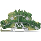 Wago Contact - TOPJOB'S Borne 2 étages pontés 4C / 2,5 (4) mm² / Vert-Jaune