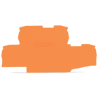 Wago Contact - Plaque d'extrémité épaisseur 0,8 mm, orange