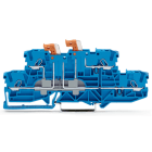Wago Contact - TOPJOB'S Borne 2 étages 2,5 (4) mm² / Double sectionnement / Bleu