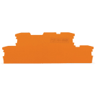 Wago Contact - TOPJOB'S Plaque d'extrémité et intermédiaire 2 étages / Orange