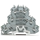 Wago Contact - TOPJOB'S Borne 3 étages 2,5 (4) mm² / Vert-Jaune-Gris-Gris