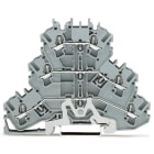 Wago Contact - TOPJOB'S Borne 3 étages 2,5 (4) mm² / Blindage-Gris-Gris