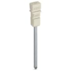 Wago Contact - TOPJOB'S Peigne de pontage vertical pour bornes 2 étages / Gris clair