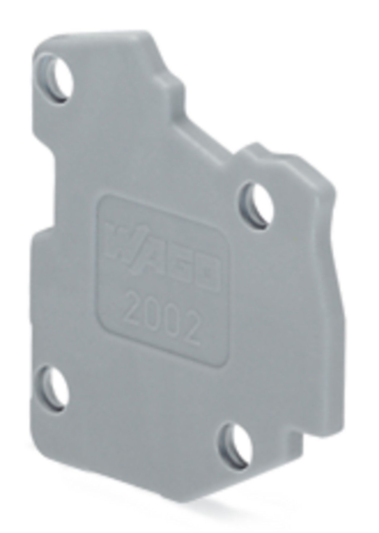 Wago Contact - TOPJOB'S Plaque d'extrémité pour connecteur modulaire / 1,5mm / Gris